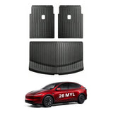 All-Weather TPE Floor Mats & Cargo Liners Set for Tesla Model YL 6-Seater 2026+
