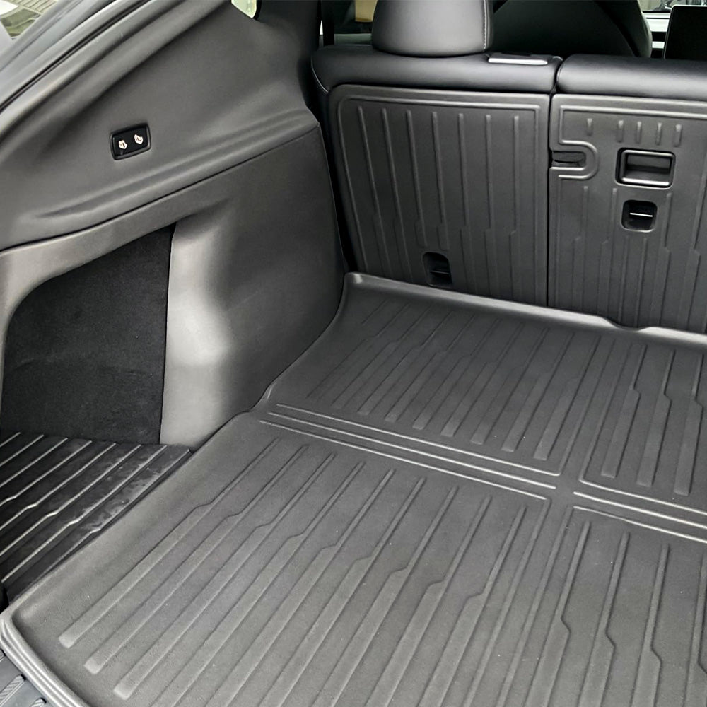 Trunk Side & C-Pillar Protectors for Tesla Model Y Juniper (2025+) – OEM-Style TPE Interior Guard Set