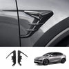 ABS Turn Signal & Side Camera Covers with Air Blades for Tesla Model Y L 6-Seater 2026+