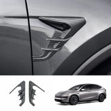 ABS Turn Signal & Side Camera Covers with Air Blades for Tesla Model Y L 6-Seater 2026+