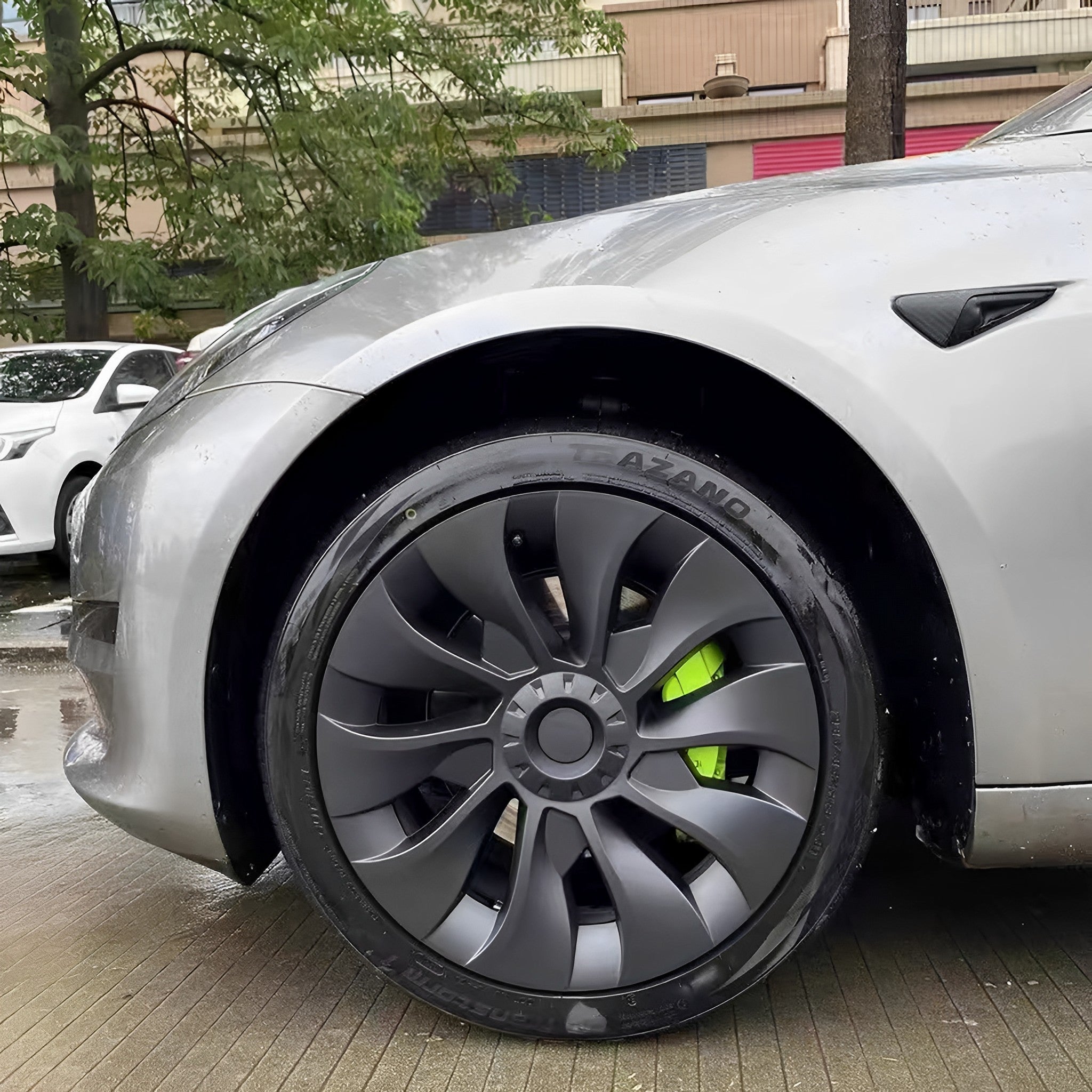 For Tesla Model 3 18-23 4pcs 18 Inch Hubcap Cover