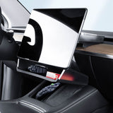 Compact Under-Screen Storage with Non-Slip Mat For Tesla Model 3 & Y 2017-2025+