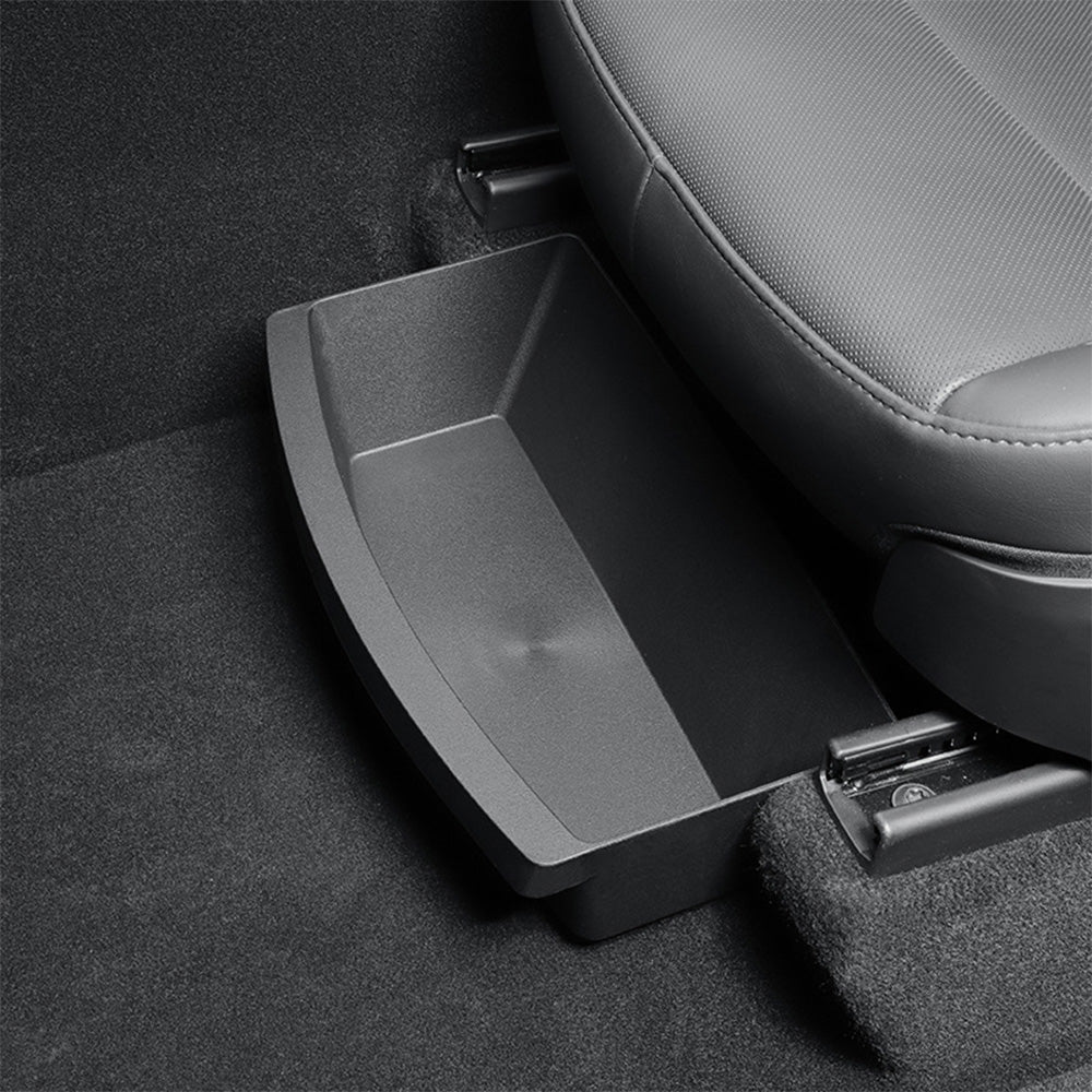 nder-Seat Storage Organizer for Model Y Juniper (2026+) – Custom-Fit TPE Drawer Set (2PCS), Hidden Storage Upgrade