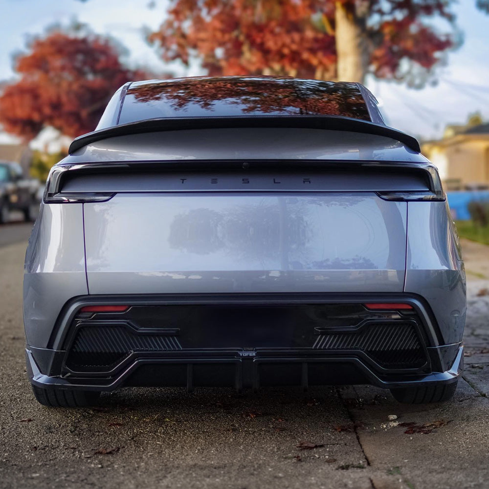 V-Style Carbon Fiber Rear Spoiler for 2026+ Model Y Juniper Standard