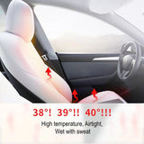 Tesla Ventilated Cooling Seat Cushion – Breathable Summer Comfort with Auto Start & 10 Silent Fans