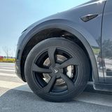 Wheel Covers for Model Y Juniper 19" Crossflow Wheels OEM-Style Black Wheel Caps 4PCS
