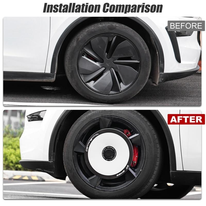 Tessgo "Rally-Spec" Miniaero Wheel Covers for Tesla Model 3 Highland 18" 2PCS