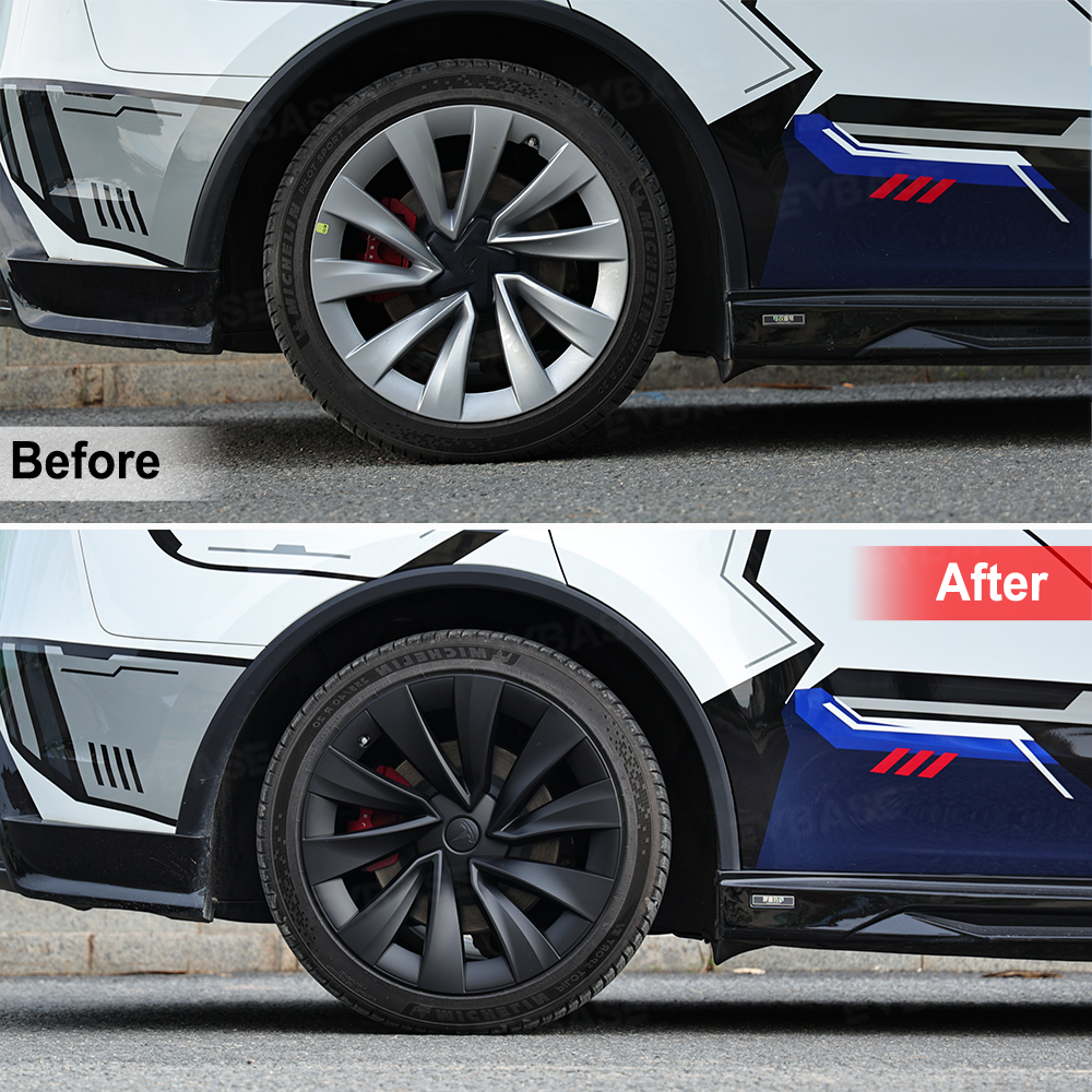 Tessgo 20" "Helix-Aero"Performance-Edition Wheel Covers for Model Y Juniper