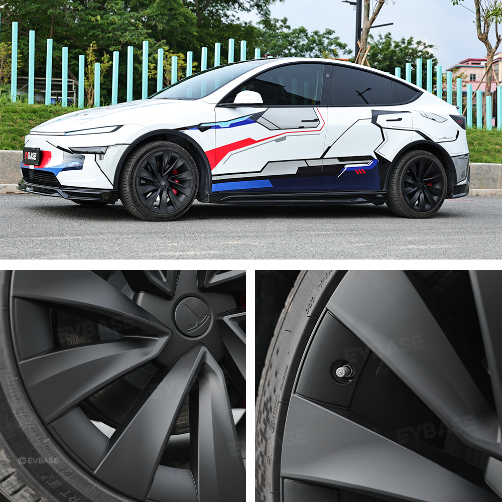 Tessgo 20" "Helix-Aero"Performance-Edition Wheel Covers for Model Y Juniper