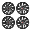 Überturbine Style Matte Black 19" Wheel Covers for Model Y Juniper 2025.03+