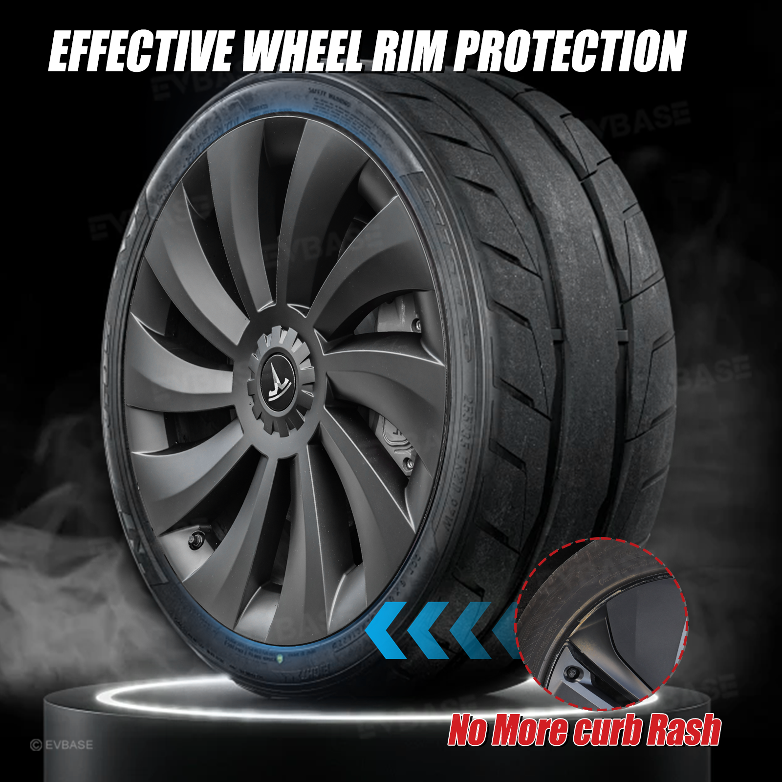 Tessgo 19" Überturbine Style 2.0 Wheel Covers for Tesla Model Y Juniper