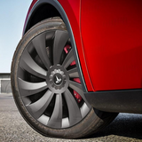 Überturbine Style Matte Black 19" Wheel Covers for Model Y Juniper 2025.03+