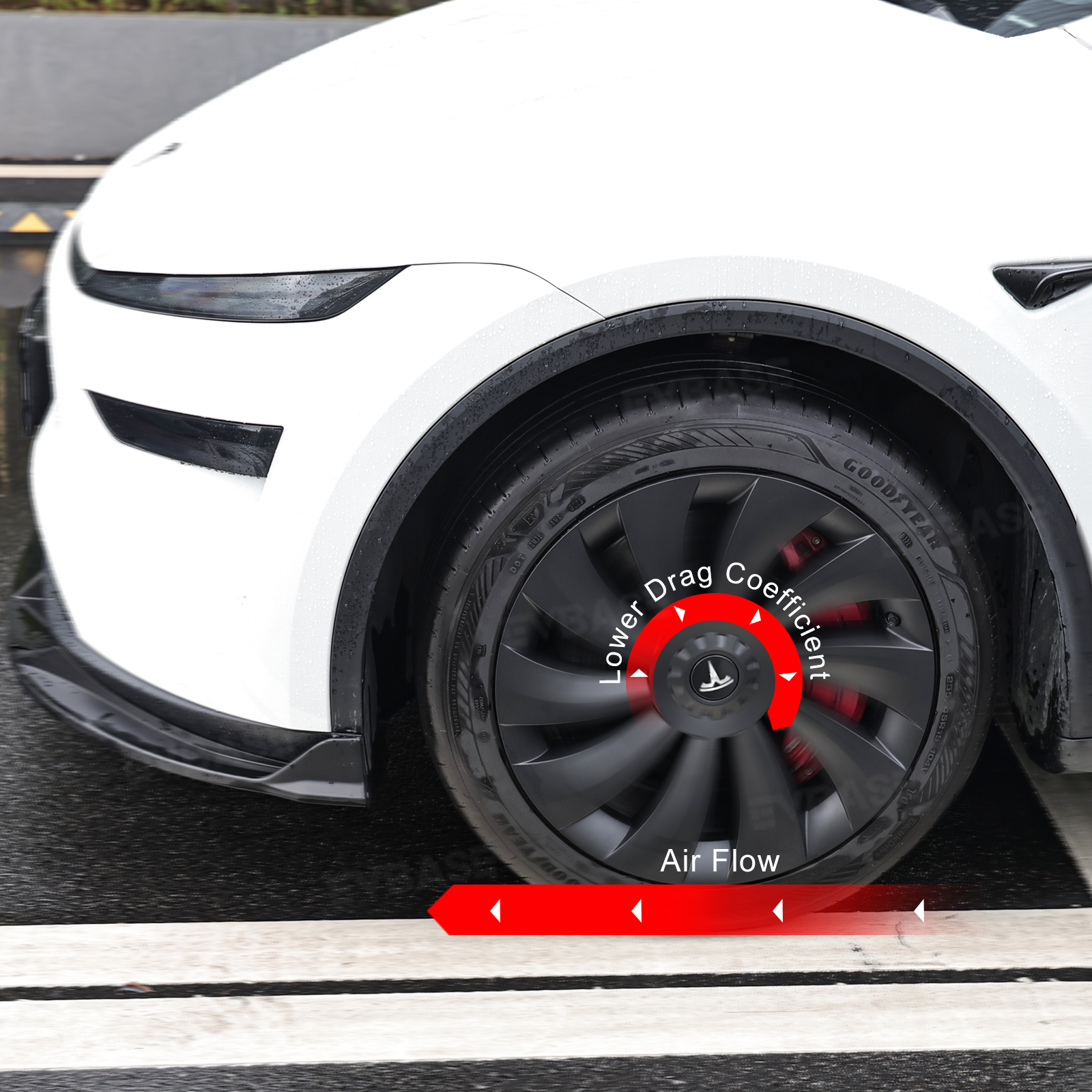 Tessgo 19" Überturbine Style 2.0 Wheel Covers for Tesla Model Y Juniper