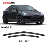 Bundle: Cabin & Intake HEPA Filters + Wiper Blades for Tesla Model Y 2020-2026+