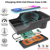 Wireless Phone Charging Organizer with Cup Holder for Tesla Pre-refresh Model S / X
