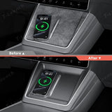Wireless Charging Pad Silicone Protector Anti-Slip Mat for Tesla Model YL 2026+