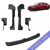 Bundle: 2024+ Tesla Model 3 Highland Door Sill Protectors Set 5 PCS