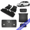 Bundle: Model Y Floor Mats & Liners Full Set 9 PCS (floor mat with carpets)
