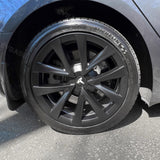 Tesla Model 3 Arachnid Wheel Cover 4PCS Tessgo 18 Inch Sport Model S Plaid Version Wheel Cap Matte 2017-2023 Year