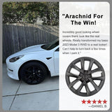 18-inch Arachnid-style wheel covers for Model 3 Highland