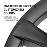 18-inch Arachnid-style wheel covers for Model 3 Highland