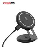 Foldaway Phone Mount Holder With MagSafe For Tesla Model 3/Y (2017+)