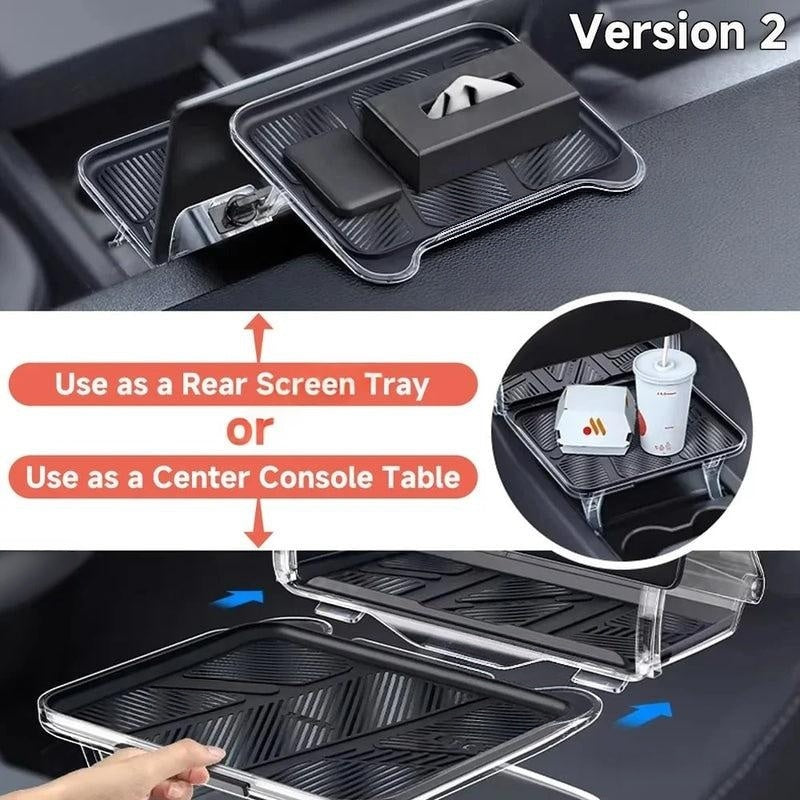Hidden Central Control Screen Lower Storage Box for Tesla Model 3/Y 2017-2026