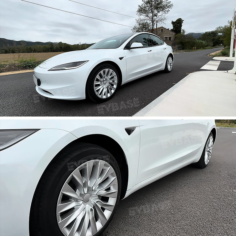 Tessgo 18" Nova Style Dual-Color Wheel Covers for Tesla Model 3 Highland