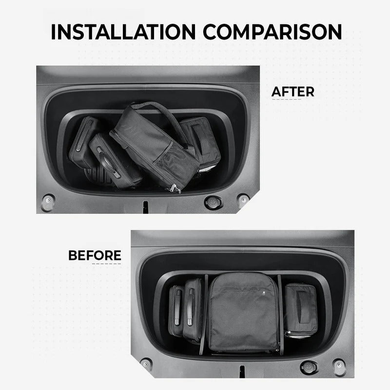 Tesla Model Y Juniper Front Trunk Organizer (2026+) – Custom-Fit Waterproof Storage Solution with Multi-Compartment Design