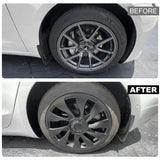 TESSGO Model 3 18 inch Überturbine Wheel Cover For Tesla 3 18inch Aero Wheel Caps Matte 4PCS
