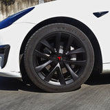 Arachnid Style 18" Wheel Covers for Model 3 2017–2023 Matte Black Set of 4