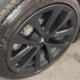 TESSGO Model 3 18 inch Arachnid Wheel Covers Replacement Wheel Cap 2017-2023 Model 3 Matte 4PCS