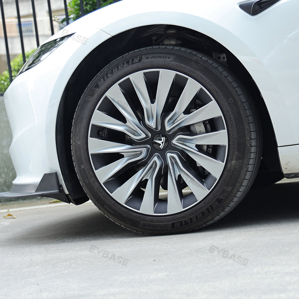 Tessgo 18" Nova Style Dual-Color Wheel Covers for Tesla Model 3 Highland