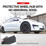 18-inch Arachnid-style wheel covers for Model 3 Highland