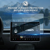 16" Front & Rear 9H Tempered Glass Screen Protector for Tesla Model YL 2026+