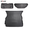 Model X Front Rear Trunk Well Mats 2016-2023-Motor Vehicle Carpet & Upholstery-Teego
