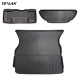 Model X Front Rear Trunk Well Mats 2016-2023-Motor Vehicle Carpet & Upholstery-Teego