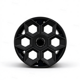 TESSGO 19" Hex Wedge Wheel Covers for Model Y & Juniper – Honeycomb Style