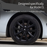 Tesla Model 3 Arachnid Wheel Cover 4PCS Tessgo 18 Inch Sport Model S Plaid Version Wheel Cap Matte 2017-2023 Year