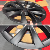 18-inch Arachnid-style wheel covers for Model 3 Highland