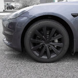 Tessgo Tesla Model 3 Wheel Cover Hubcaps 18 Inch Aero Wheel Covers Replacement 4PCS Matte Black (2017-2023 Year)