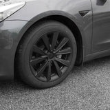 18" Matte Black Aero Style Wheel Covers for Model 3 2017–2023 4PCS