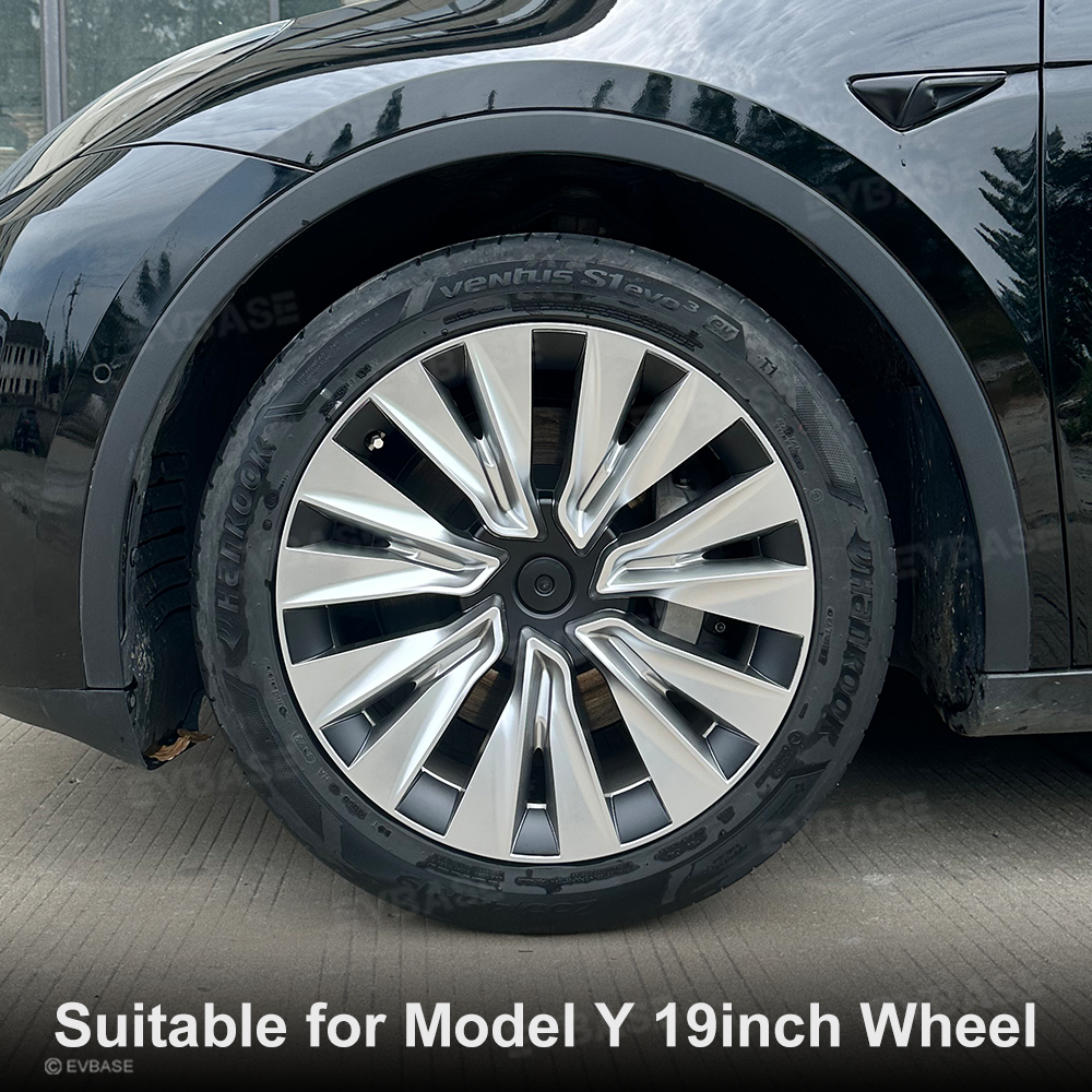 Tessgo 19" Turbine Style Full Wrapped Wheel Covers for Tesla Model Y