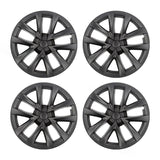 Arachnid Style 18" Wheel Covers for Model 3 2017–2023 Matte Black Set of 4