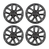 TESSGO Model 3 18 inch Arachnid Wheel Covers Replacement Wheel Cap 2017-2023 Model 3 Matte 4PCS